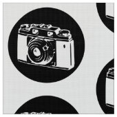 ヴィンテージのカメラ ファブリック (クローズアップ)