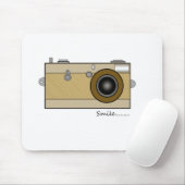 ヴィンテージのカメラ マウスパッド (マウス)