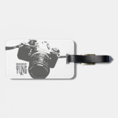 ヴィンテージのカメラ ラゲッジタグ (裏面横)