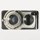 ヴィンテージのカメラ-古いファッションの旧式な一見 Case-Mate iPhoneケース (裏面(横))