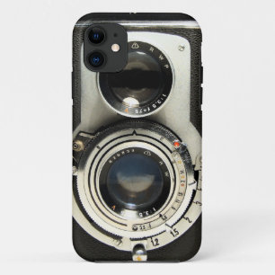 ヴィンテージのカメラ-古いファッションの旧式な一見 iPhone 11 ケース