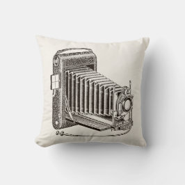ヴィンテージのカメラ-旧式なカメラの写真撮影のレトロ クッション