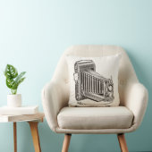 ヴィンテージのカメラ-旧式なカメラの写真撮影のレトロ クッション (椅子)