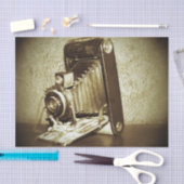ヴィンテージのカメラ 薄葉紙 (クラフト)