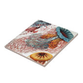 ヴィンテージのカラフルのくらげ タイル (側面)