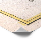 ヴィンテージのカリブの島々(1780) ポスター (角)