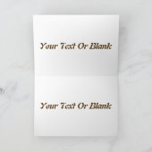 ヴィンテージのカリブー(トナカイ)およびホッキョクギツネ シーズンカード (内部)