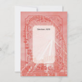 ヴィンテージのカーニバルの招待状 招待状 (裏面)