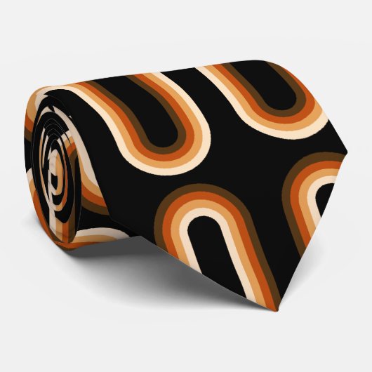 ヴィンテージのカーブ ネクタイ (ロール)