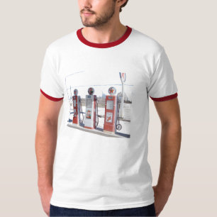 ヴィンテージのガソリンスタンド Tシャツ