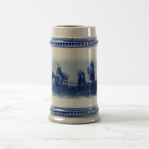 ヴィンテージのキツネ狩りの陶磁器のTankard ビールジョッキ