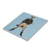 ヴィンテージのキツネ狩り タイル (側面)