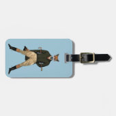 ヴィンテージのキツネ狩り ラゲッジタグ (正面横)