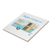 ヴィンテージのキャンピングカーのタイル タイル (側面)