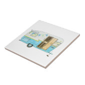 ヴィンテージのキャンプのトレーラーTrivet タイル (側面)