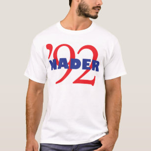 ヴィンテージのキャンペーンロゴラルフ・ネーダー1992年 Tシャツ