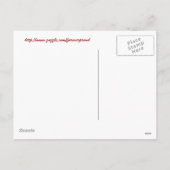 ヴィンテージのキューピッドおよび矢のバレンタインの郵便はがき シーズンポストカード (裏面)