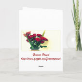 ヴィンテージのキューピッドおよび矢-バレンタイン シーズンカード (裏面)