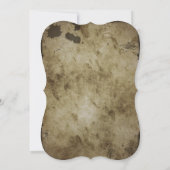 ヴィンテージのキューピッドラブ 招待状 (裏面)