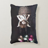 ヴィンテージのキューピッド アクセントクッション (正面(垂直))