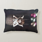 ヴィンテージのキューピッド アクセントクッション (裏面)