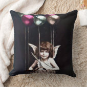 ヴィンテージのキューピッド クッション (ブランケット)