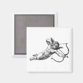 ヴィンテージのキューピッド ラブ マグネット (正面/裏面)