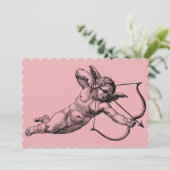 ヴィンテージのキューピッド ラブ 招待状 (スタンド正面)