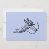 ヴィンテージのキューピッド ラブ 招待状 (正面)