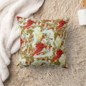 ヴィンテージのキリスト教のクリスマスの天使及び天使 クッション (ブランケット)