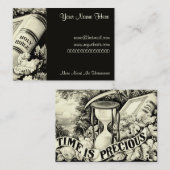 ヴィンテージのキリスト教の芸術の時間は大切な1872年です 名刺 (正面/裏面)