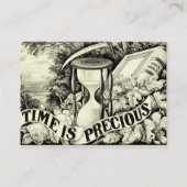 ヴィンテージのキリスト教の芸術の時間は大切な1872年です 名刺 (裏面)