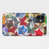 ヴィンテージのキルトの裁縫婦の幾何学的なパターン Case-Mate iPhoneケース (裏面(横))