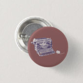 ヴィンテージのキーボードおよびマウスのボタンピン 缶バッジ (正面&裏面)