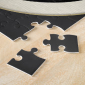 ヴィンテージのギターおよびレコードのデザイン ジグソーパズル (側面)