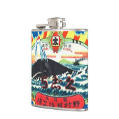 ヴィンテージのクジラ肉はスキットルを分類できます フラスク (左)