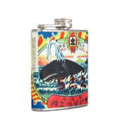 ヴィンテージのクジラ肉はスキットルを分類できます フラスク (右)