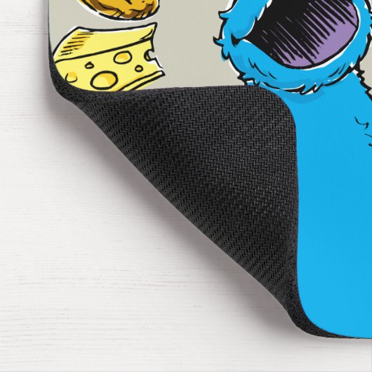 ヴィンテージのクッキーモンスターのごまかすこと マウスパッド (コーナー)