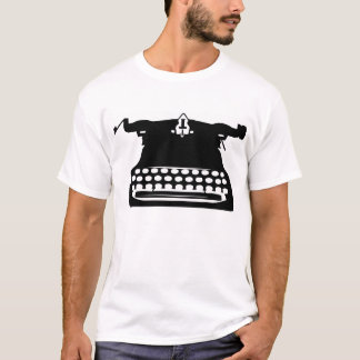 ヴィンテージのクラシックなタイプライターのTシャツのティー Tシャツ