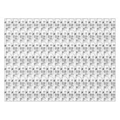 ヴィンテージのクラシックなトレーラーによって円形にされるキャラバン テーブルクロス (正面(横))