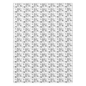 ヴィンテージのクラシックなトレーラーによって円形にされるキャラバン テーブルクロス (正面)