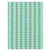 ヴィンテージのクラシックなトレーラーのキャラバンThunder_Cove テーブルクロス (正面)