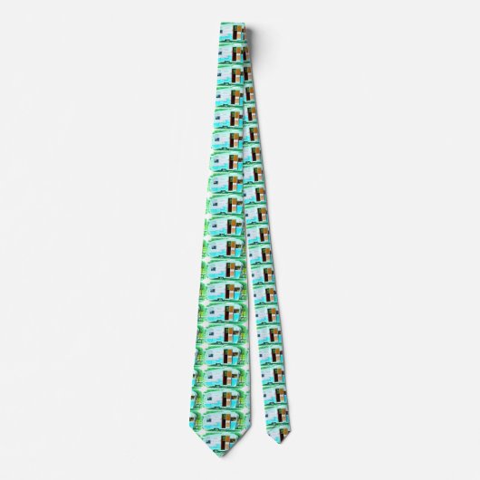 ヴィンテージのクラシックなトレーラーのジプシーのキャラバン ネクタイ (正面)