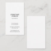 ヴィンテージのクラシックな一見の専門のエレガントなテンプレート 名刺 (正面/裏面)