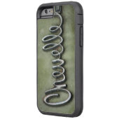 ヴィンテージのクラシックなChevelleのクロムフォント Case-Mate iPhoneケース (裏面左)