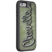 ヴィンテージのクラシックなChevelleのクロムフォント Case-Mate iPhoneケース (裏面/右)