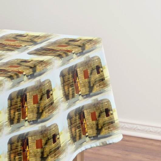 ヴィンテージのクラシックによって風化させる木製のキャラバン テーブルクロス (インサイチュ)