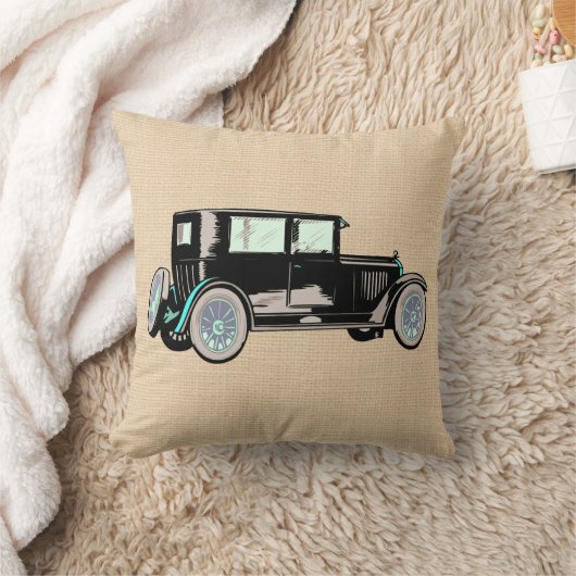 ヴィンテージのクラシックカーの自動車カスタムの枕 クッション (ブランケット)