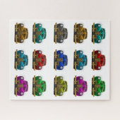 ヴィンテージのクラシック車 ジグソーパズル (横)