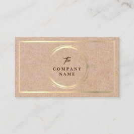 ヴィンテージのクラフトによって印刷される社会的な名刺 名刺